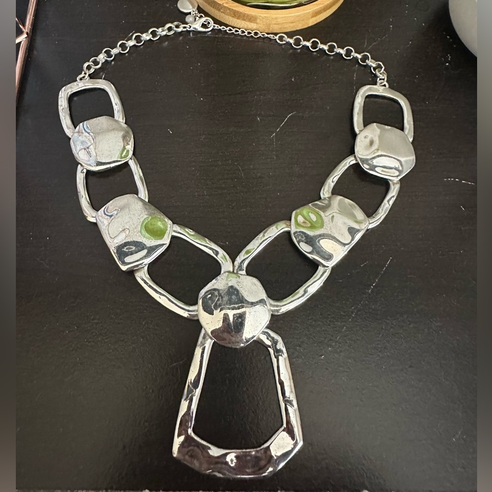 Silver chunky necklace | Make an offer!